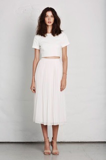 Chân Váy Midi Voan Dập Ly Hot Nhất