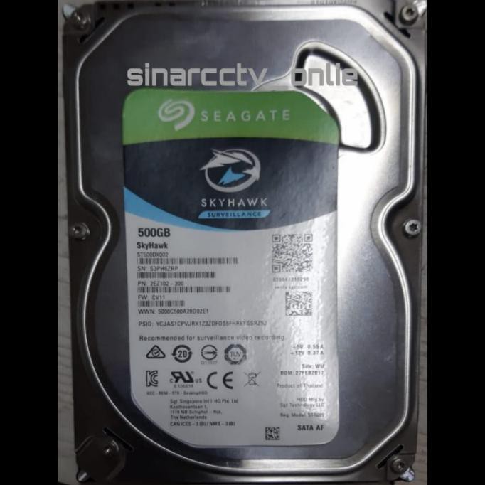 Ổ Cứng Hdd 500gb Seagate Skyhawk Cctv Pc | BigBuy360 - bigbuy360.vn