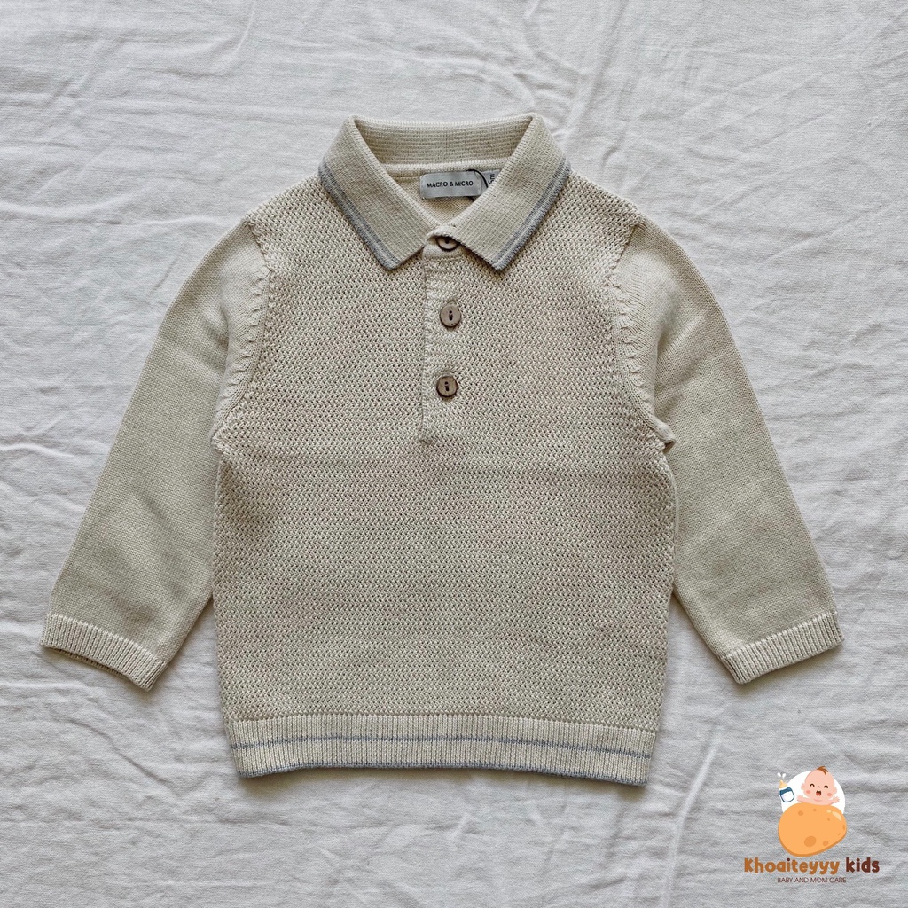 (MACRO &amp; MICRO) Áo len Polo (Kyuy Knitted Polo 21)