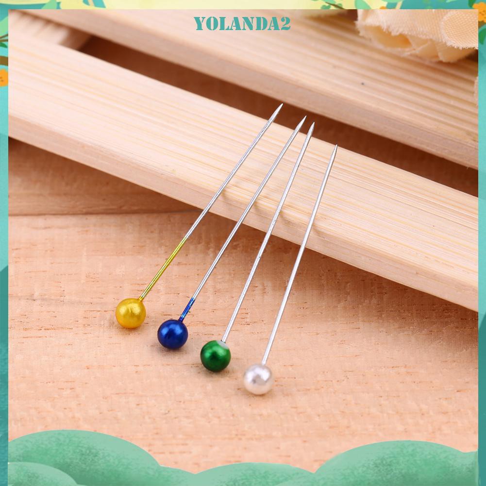 Set 100 Kim Ghim Đầu Tròn 1.57inch Bằng Thép Không Gỉ Chuyên Dụng Cho Thợ May