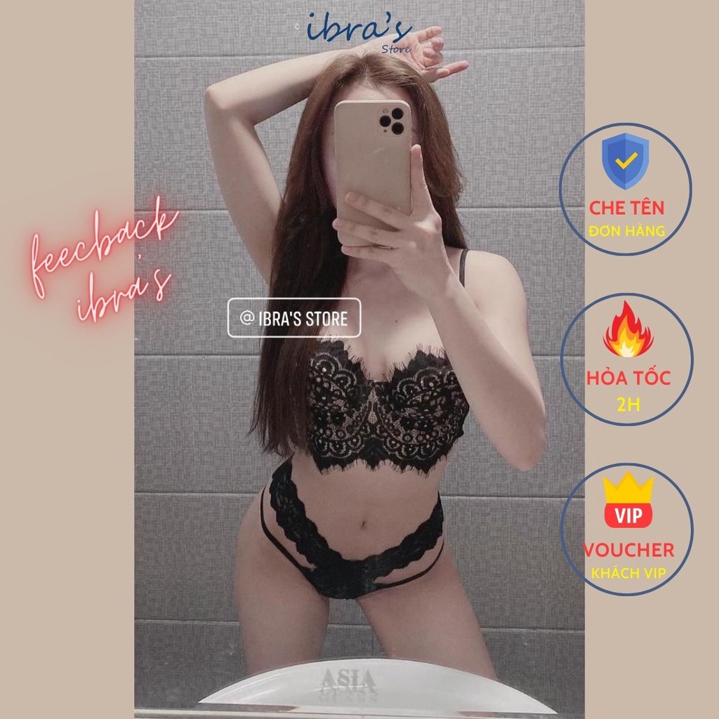 Áo Bra Ren Bralette iBra's Lót có Mút Nâng gọng đệm mỏng sexy Áo Ngực nữ gợi cảm mặc trong áo khoác vest A11