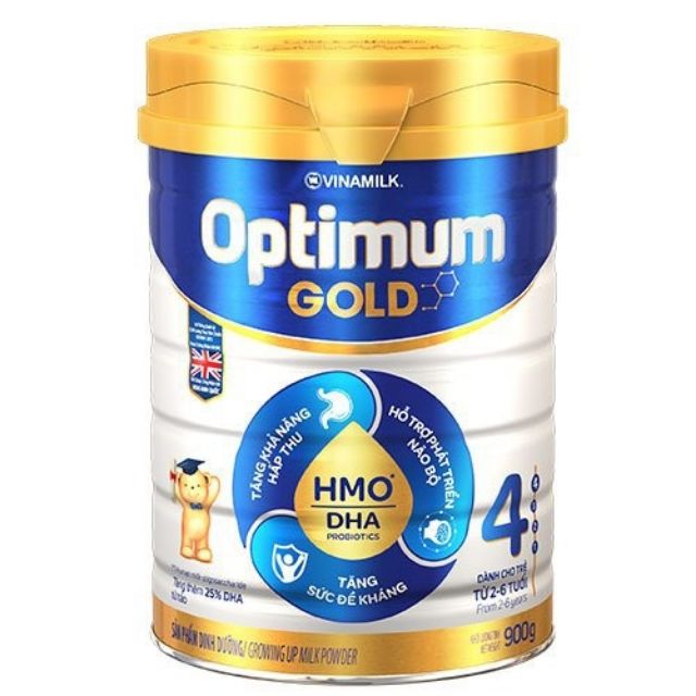 (Date 2023) Sữa bột Optimum Gold 1/2/3/4 lon 900g