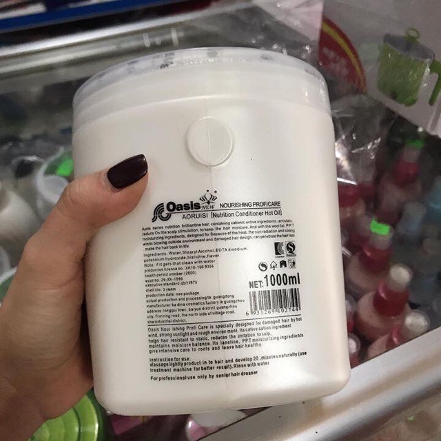 Kem ủ tóc OASIS 1000ml siêu mềm mại