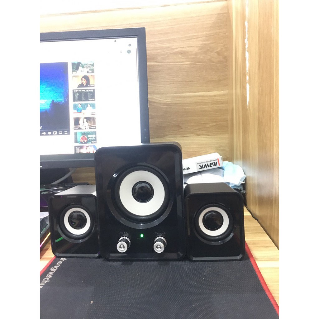 Loa tốc độ Loa Vi tính 2.1 FT202 - Âm Thanh Sống Động - Loa Laptop PC Cắm Điện Thoại Cực Sang Cực Chất