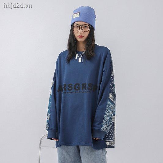 Áo sweater dáng rộng phong cách thu đông thời trang cá tính cho nam và nữ
