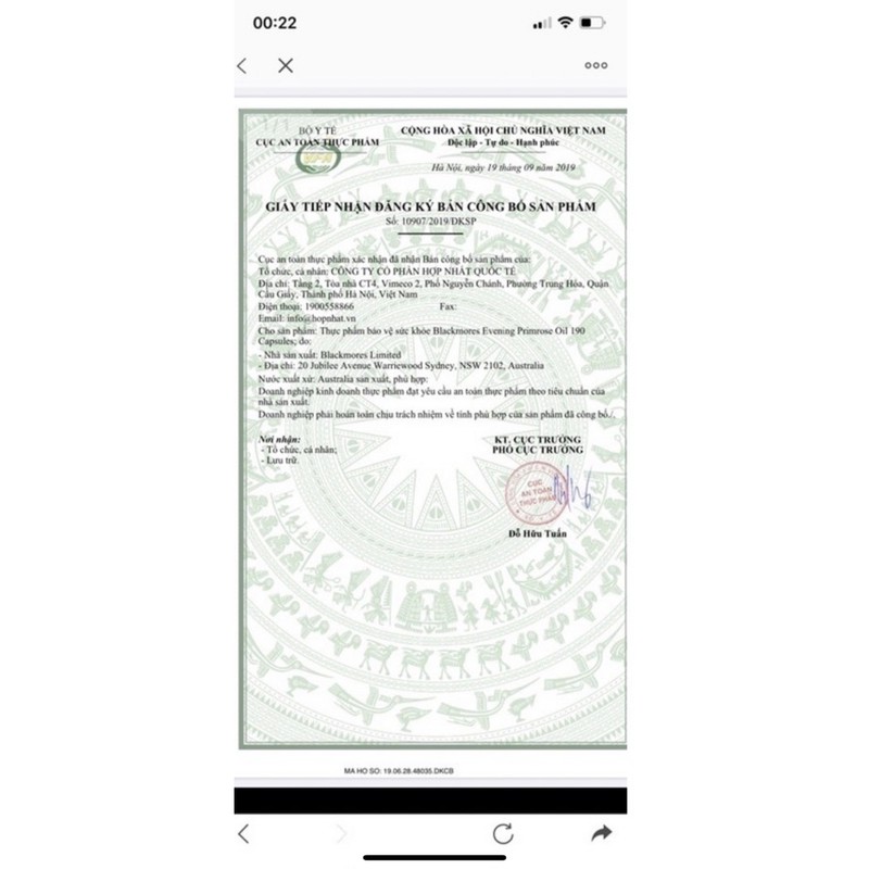 Viên Uống Tinh Dầu Hoa Anh Thảo Blackmores Evening Primrose Oil 190 Viên | BigBuy360 - bigbuy360.vn