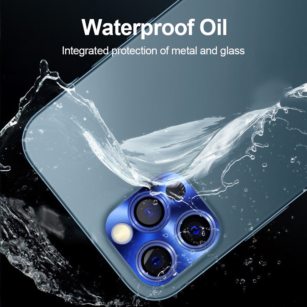 Vòng kính cường lực 3D bảo vệ camera cho iPhone 11 12 13 Pro Max