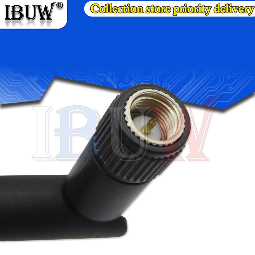 1 Ăng Ten WiFi 2.4GHz 3dBi 2.4g Cổng RP-SMA + Dây Cáp 17cm PCI U.FL IPX Sang RP SMA Đực ESP8266 ESP32