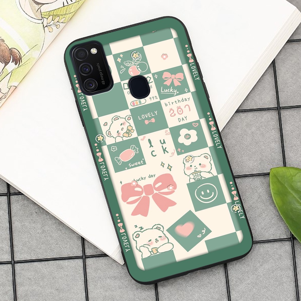 Ốp lưng Samsung Galaxy M21 / M31 / M30S in hình cao cấp mẫu kẻ caro,mikenbe@r siêu hot