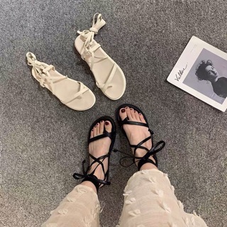Giày sandal nữ cột dây chiến binh