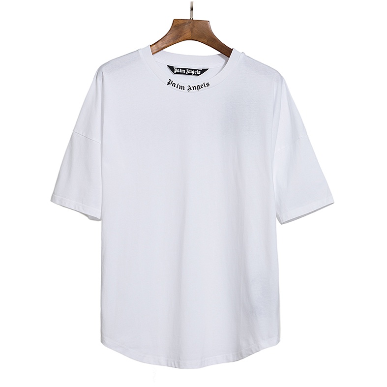 Áo Thun Tay Ngắn Cổ Tròn In Chữ Lớn Sau Lưng Phong Cách Đường Phố Cho Nam Và Nữ