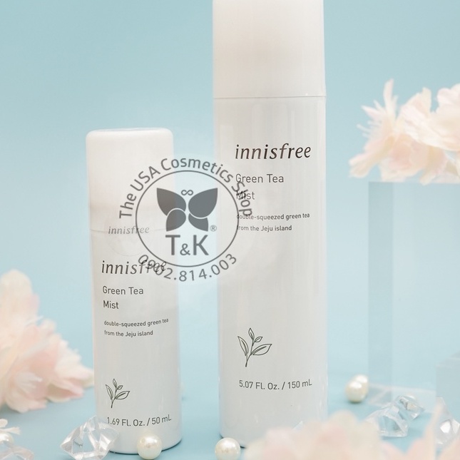 🍃 XỊT KHOÁNG CẤP ẨM TRÀ XANH INNISFREE