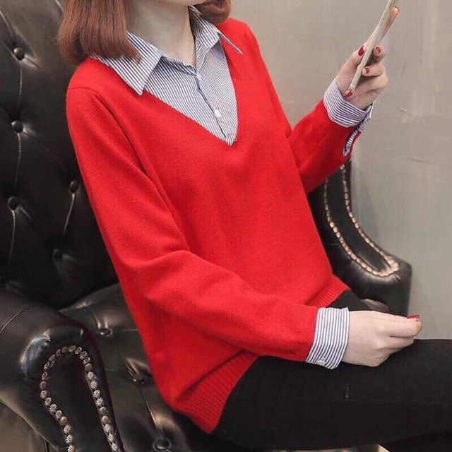Áo len cổ Đức