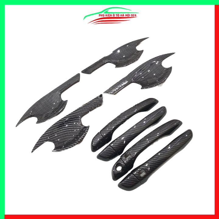 Ốp tay hõm Elantra 2016-2021 vân Carbon chống trầy bảo vệ cửa xe ô tô