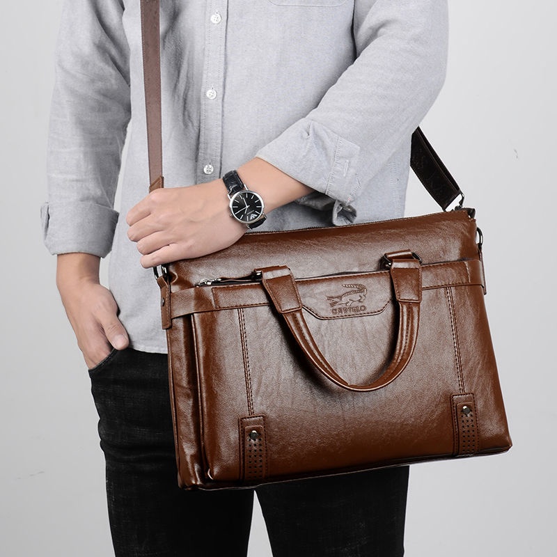 Túi xách da cá sấu phong cách doanh nhân cho nam | BigBuy360 - bigbuy360.vn