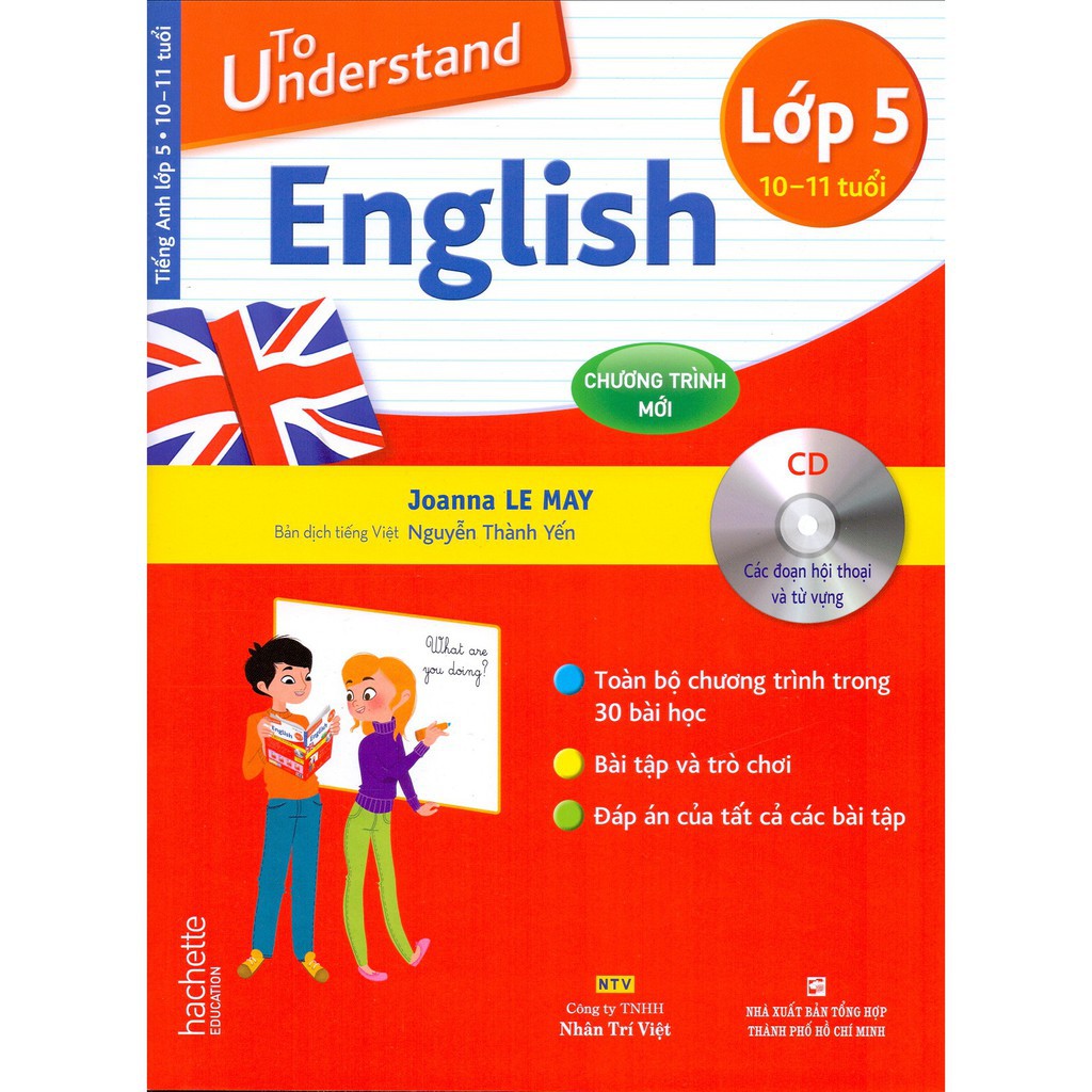 Sách - To Understand English Lớp 5 + 1 CD - NTV