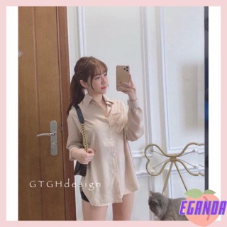 [EGANDA] Áo sơ mi tăm lụa 4 màu