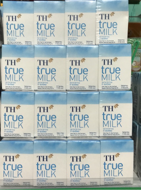 Vỉ sữa TH true MILK 110ml