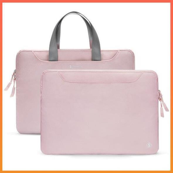Túi xách đựng laptop, macbook thời trang nữ 13 inch - TOMTOC  Slim Handbag A21 Màu hồng - Hàng Chính Hãng