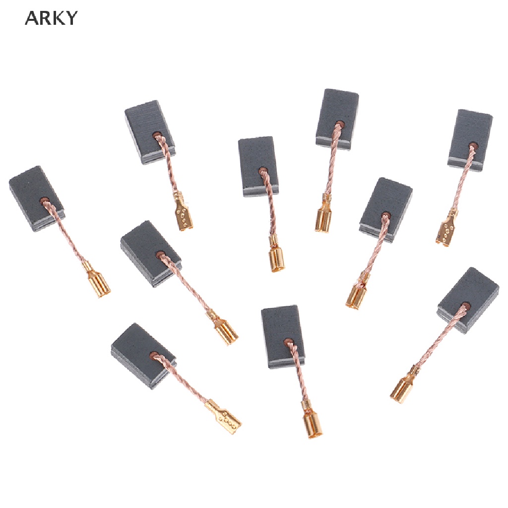 Set 10 Động Cơ Chổi Than 6 * 8.5 * 13.5mm Chuyên Dụng Cho Máy Mài Góc