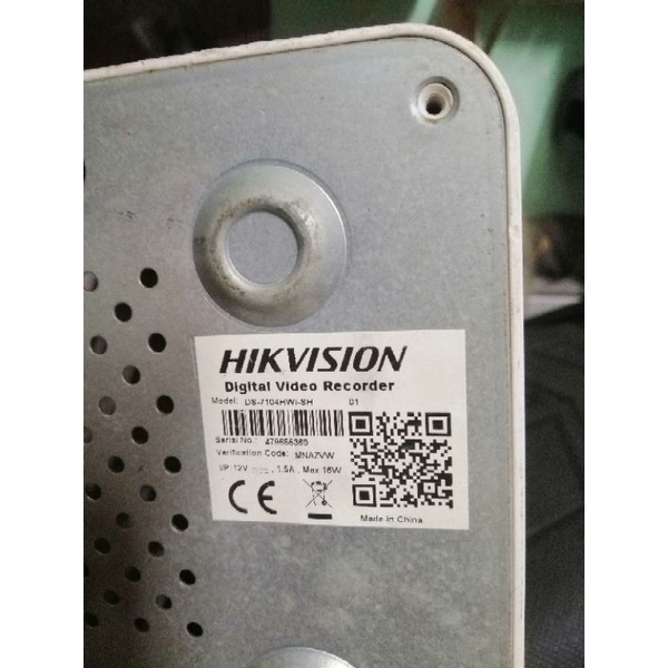 Đầu ghi hikvision cũ, Đầu hikvision 4 kênh hdtvi.