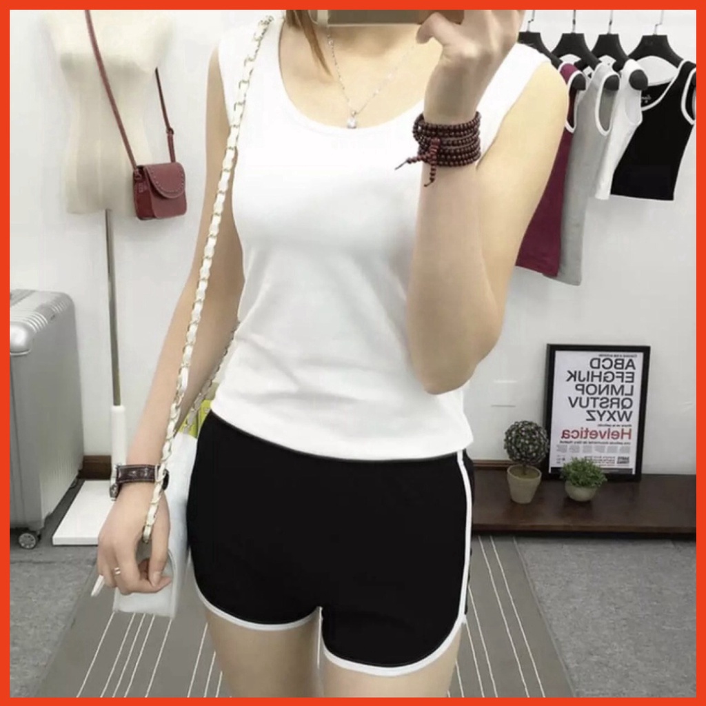 Quần đùi nữ/ quần short nữ thun 1 viền 2 bên hông chất cotton mềm mịn, trẻ trung, năng động 38kg-55kg