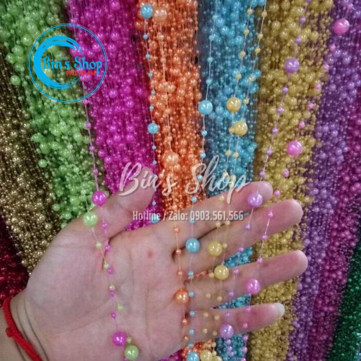 Cuộn 10m Chuỗi Ngọc Hạt Trai Trang Trí Hoa Cưới Cho Cô Dâu, Trang Trí Tiệc Cưới - Bin’s Shop Handmade