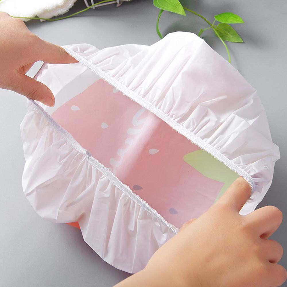 Mũ Trùm Tóc Khi Tắm Chống Thấm Nước Họa Tiết Trái Cây Cho Nữ