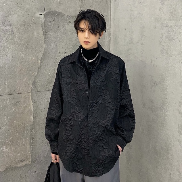 Áo sơ mi tay dài Black Rose
