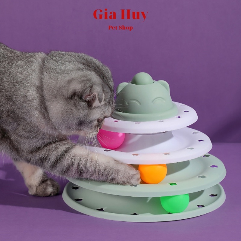 Tháp Banh Đồ Chơi Chó Mèo Siêu Xinh - Đồ chơi chó mèo