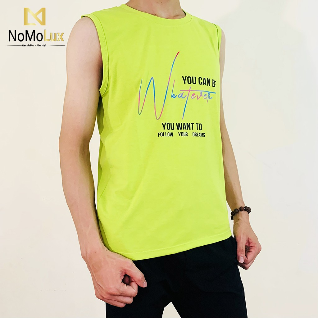 Áo 3 lỗ nam hè thu 💢 Freeship 💢 Áo thun nam cổ tròn NoMoLux mã HT021 chất thun cotton co dãn 4 chiều mềm mại | BigBuy360 - bigbuy360.vn