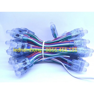 LED đúc F8 đế 12  Full IC 1916(Bó 50 bóng) (Chết bóng trước các bóng sau vẫn chạy)