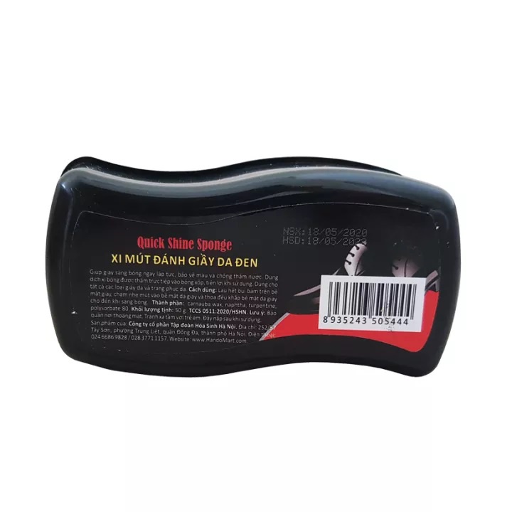 Xi mút vệ sinh đánh bóng giày da nhanh Hando 50g
