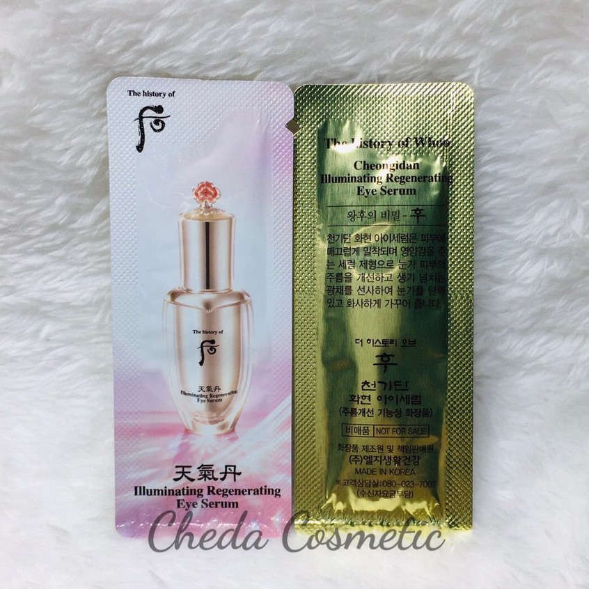 Whoo hoa hien Sample Kem Mắt và Serum làm trắng da chống lão hóa vùng mắt 120 gói.