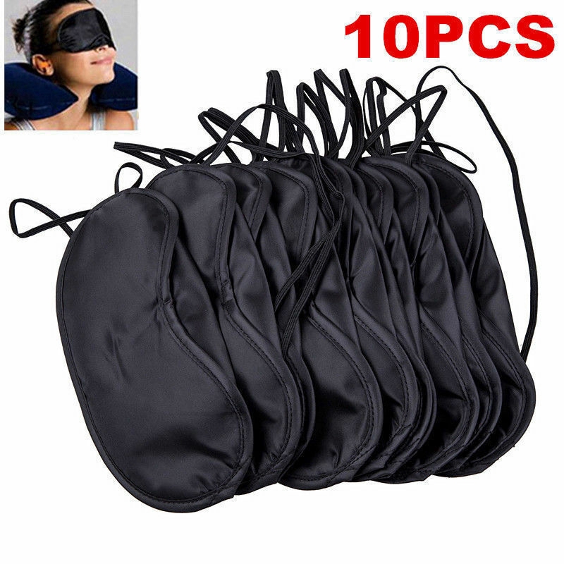 Bộ 10 Mặt Nạ Che Mắt Khi Ngủ Dành Cho Nam Và Nữ