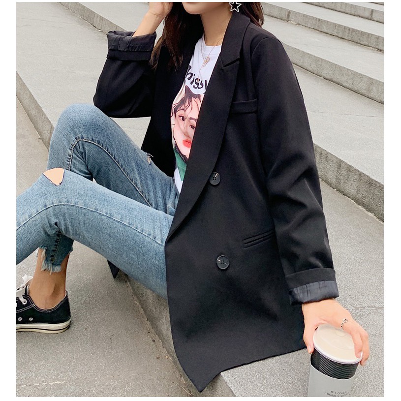 Áo Khoác VEST ĐEN BASIC DAILY SUIT TREND – AK034 (chất đẹp)