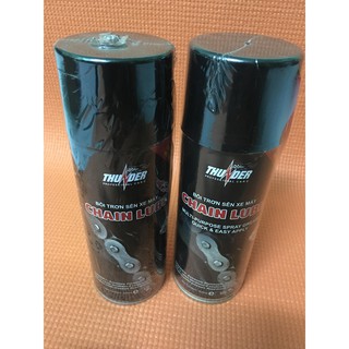 02 chai Bôi trơn sên xích xe máy Thunder Chain Lube 400ml