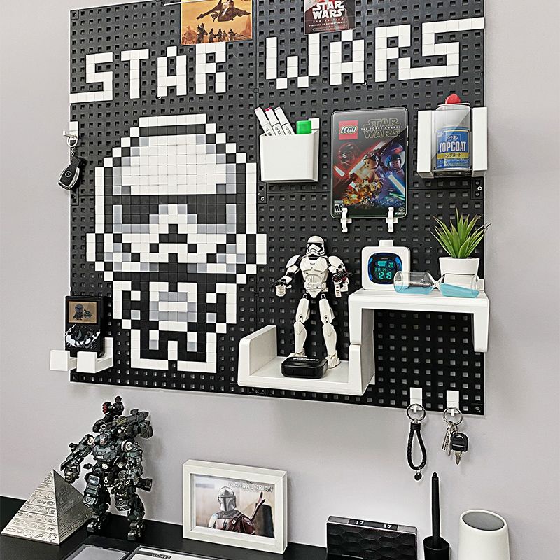 Bảng treo tường pegboard đa năng họa tiết Star Wars