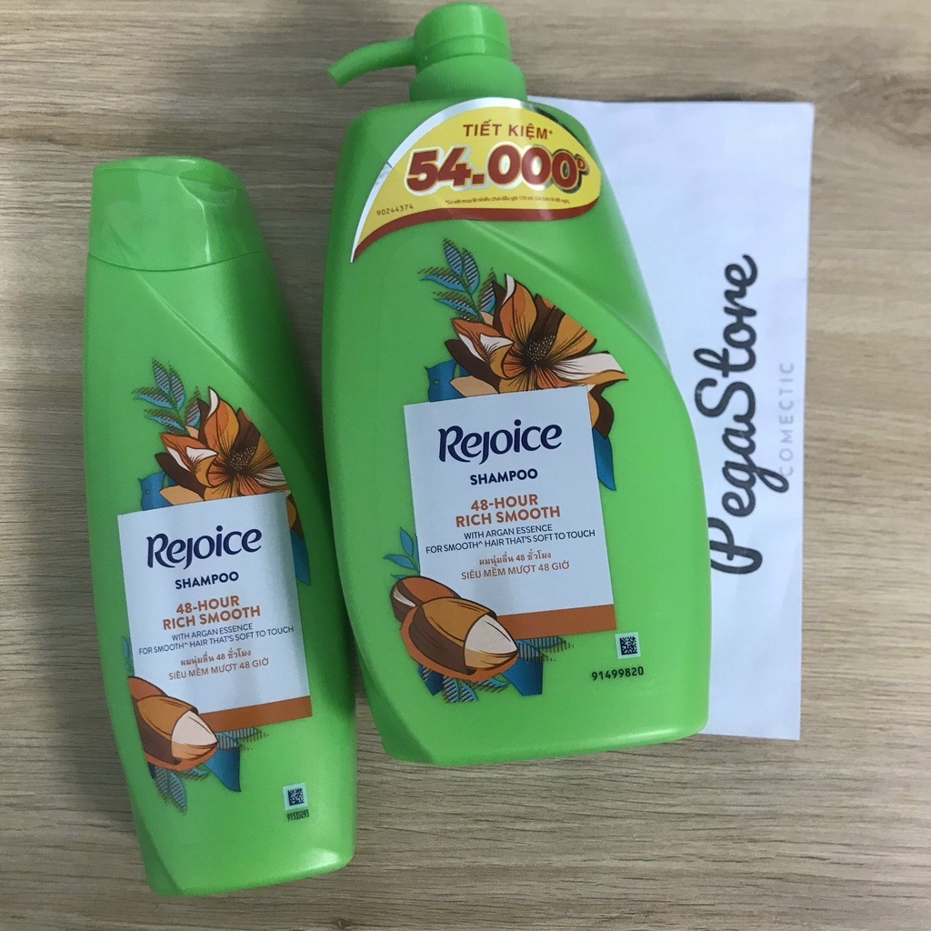 Dầu gội REJOICE 48Hour Rich Smooth Shampoo rejoy 170g - 320g - 630g - 900g/ dầu xả REJOICE 160g/320g