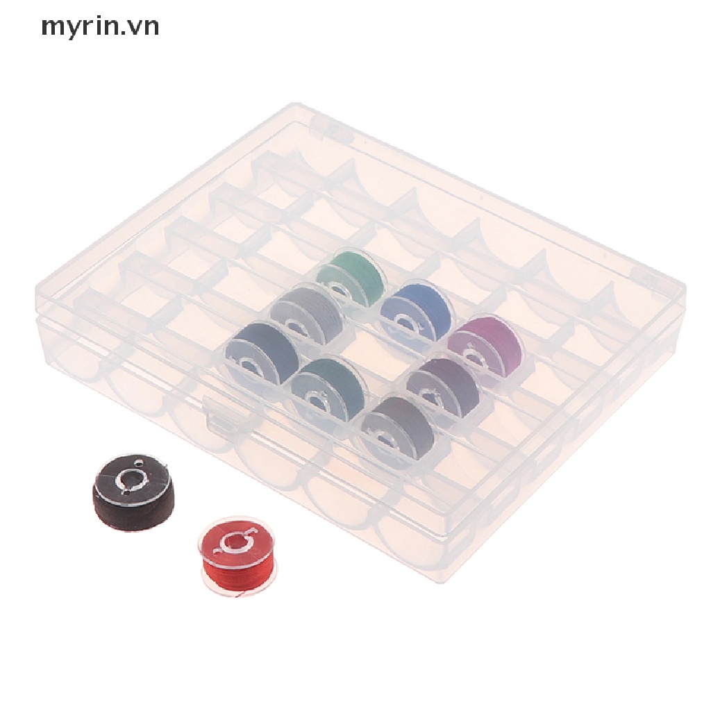 Hộp Nhựa 36 Ngăn Đựng Suốt Chỉ Cho Máy May