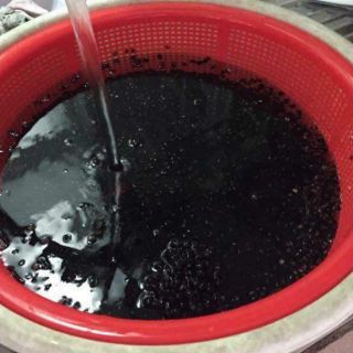 đậu đen xanh lòng rang sấy 1kg