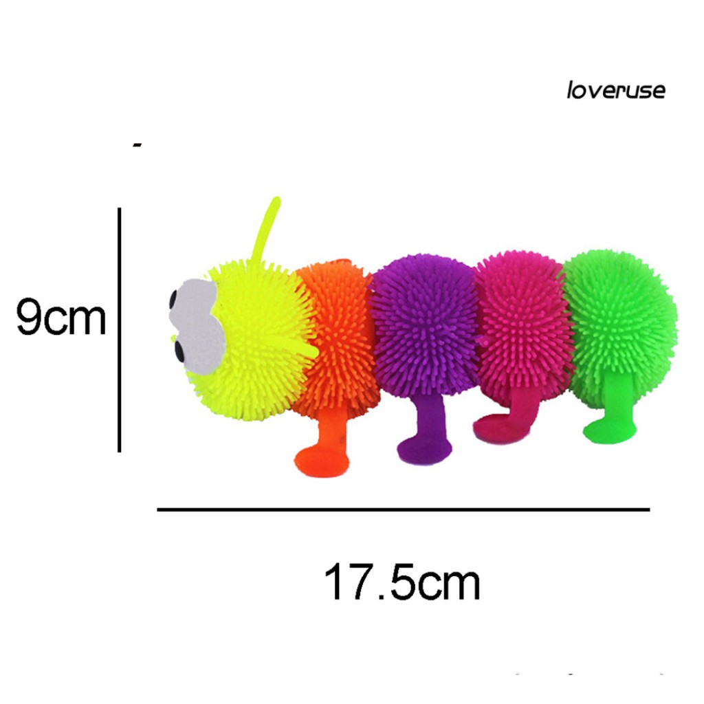 Đồ Chơi Xốp Squishy Giảm Stress Hình Sâu Bướm Dễ Thương Cho Bé