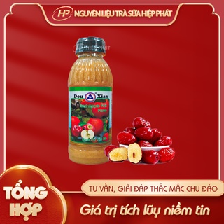 Sinh tố HÀNG HUY DOUXIAN vị Táo Đỏ - 1 Lít - [CHỨA THỊT QUẢ]- SP010120 - Nguyên liệu pha chế trà sữa HIỆP PHÁT