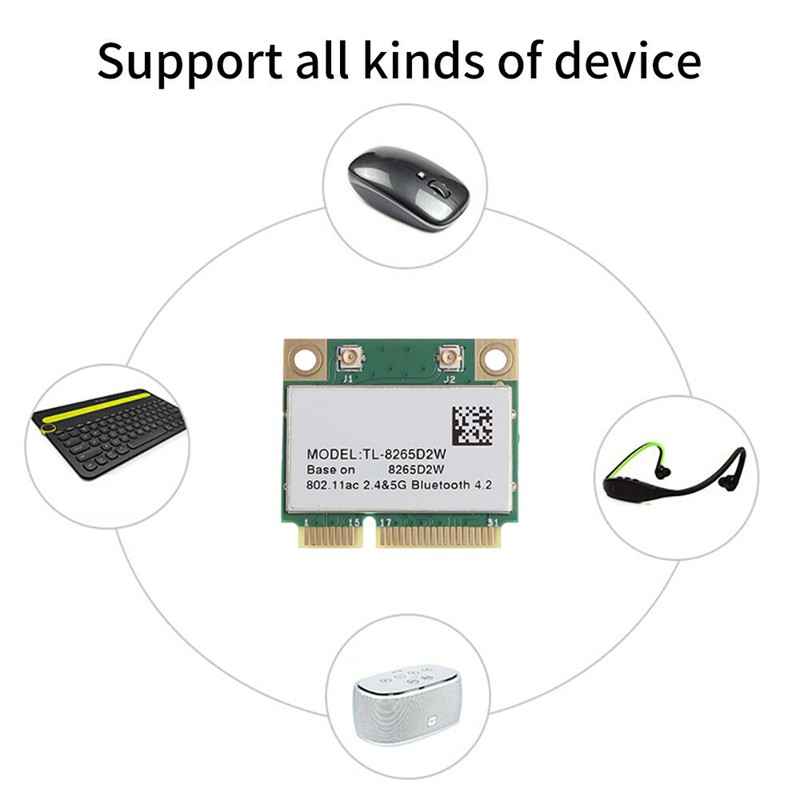 Card Wifi 8265 Ac 8265d2w 1200m 2.4 / 5g | BigBuy360 - bigbuy360.vn