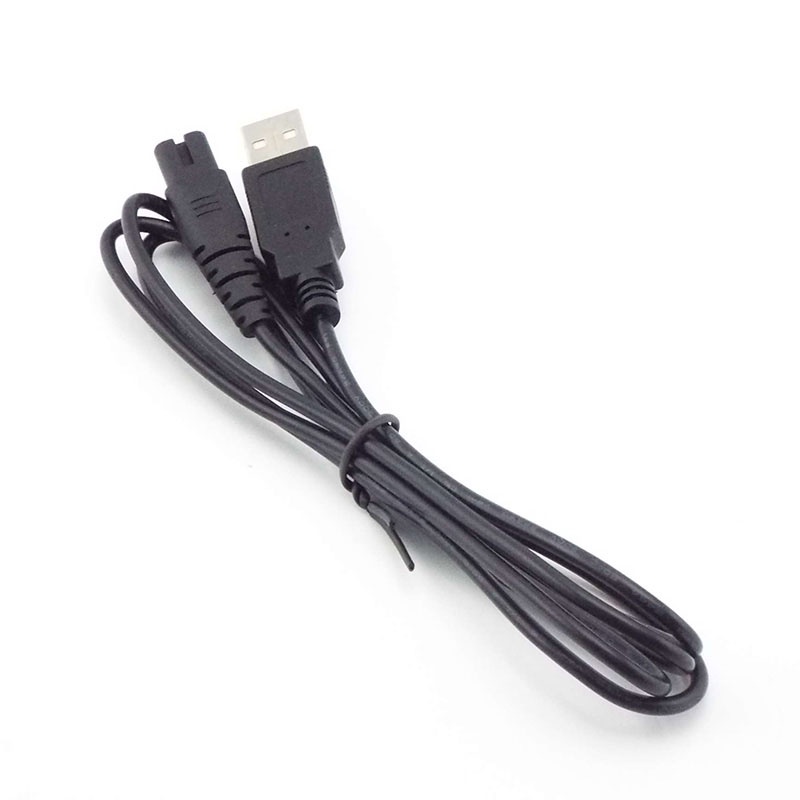 Dây Cáp Sạc Máy Cạo Râu 2 Chấu 120cm Cổng USB VNH2