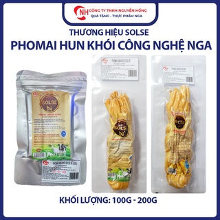 Phô mai sợi xông khói sữa bò Solse Nga chính hãng dinh dưỡng 100g, 200g - Nguyễn Hồng Official