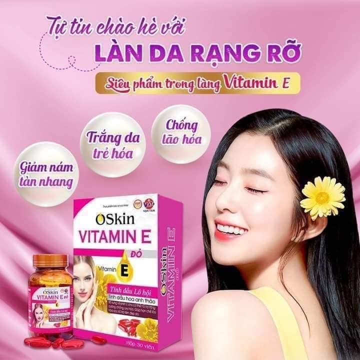 Vitamin E đỏ Oskin Vạn tam làm đẹp da