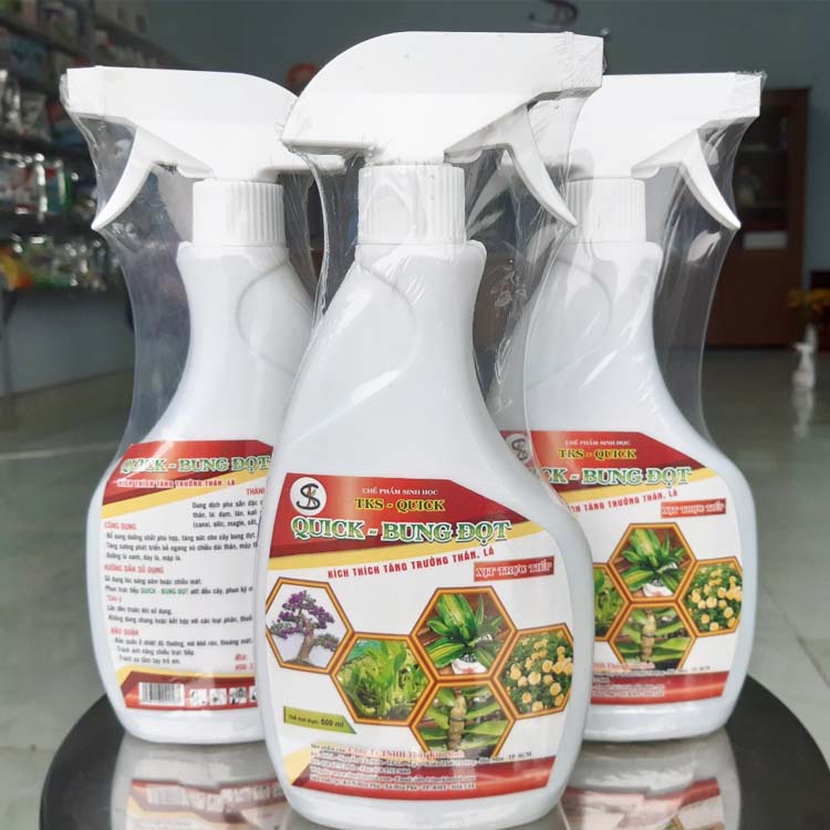 Phân Bón Hữu Cơ Pha Sẵn Kích BUNG ĐỌT Xịt Trực Tiếp: Bung Chồi, Đẻ Nhánh, Mập Ngọn TKS-Quick 500ml