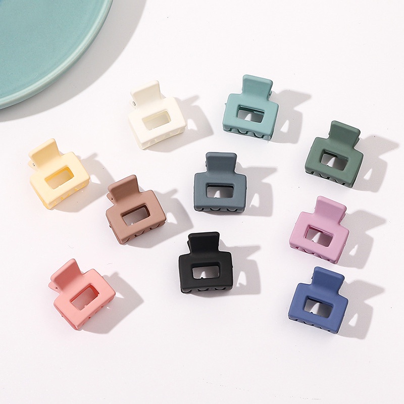 Kẹp Tóc Nhỏ 2cm Màu Sắc Đơn Giản Dành Cho Nữ