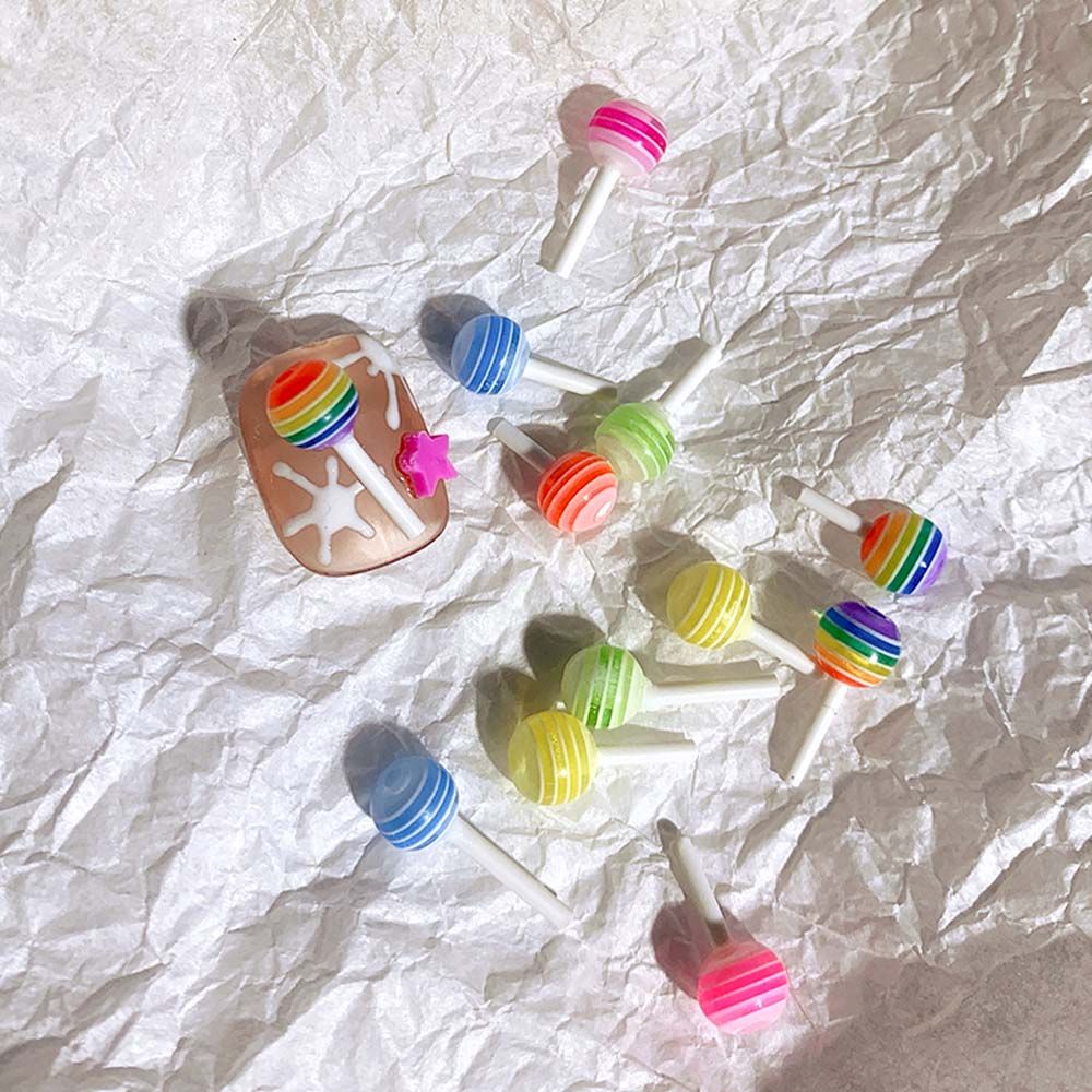 Hộp Kẹo Mút 3D Mini Nhiều Màu Dễ Thương Trang Trí Móng Tay Nghệ Thuật Diy